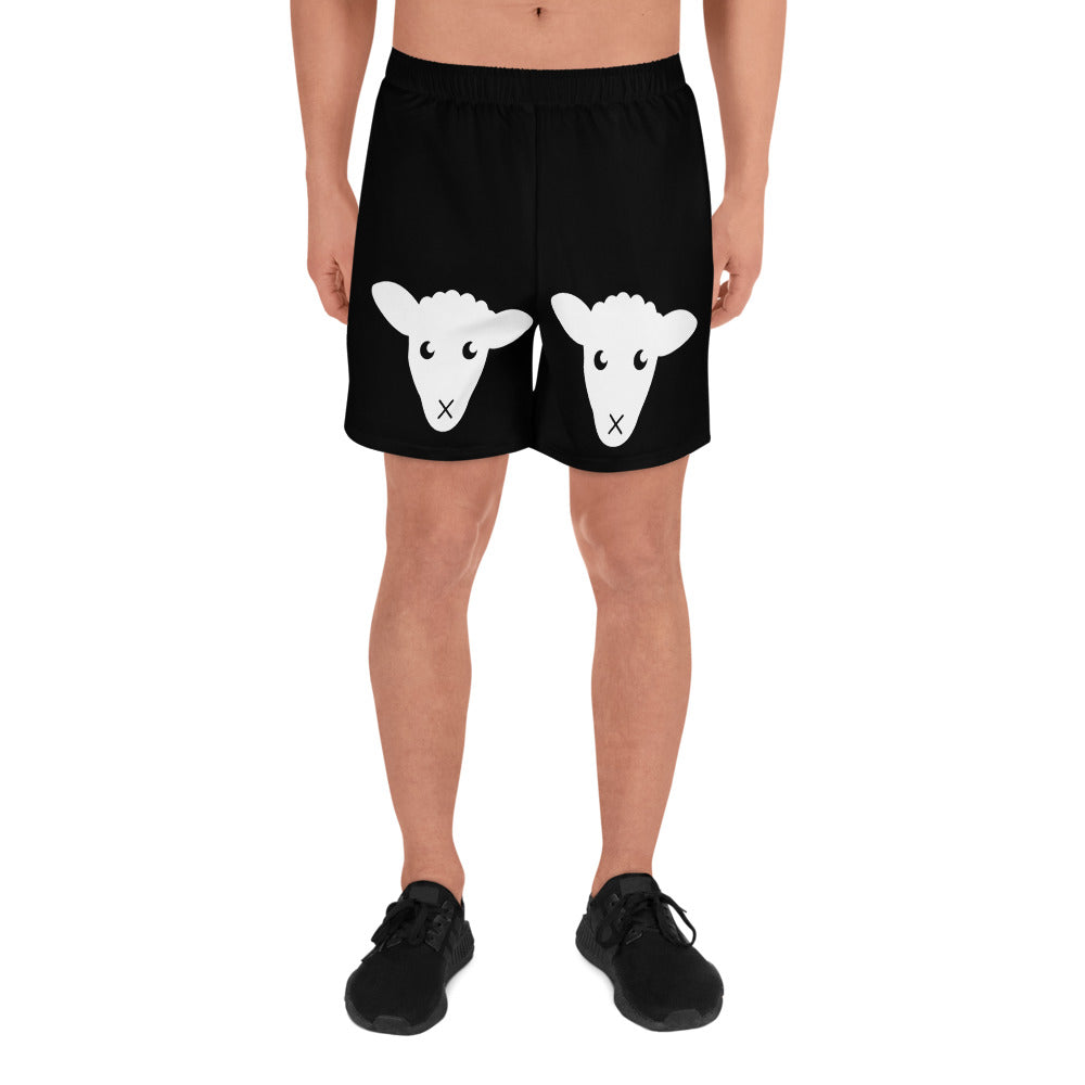 Men's Lamb Head Athletic Shorts