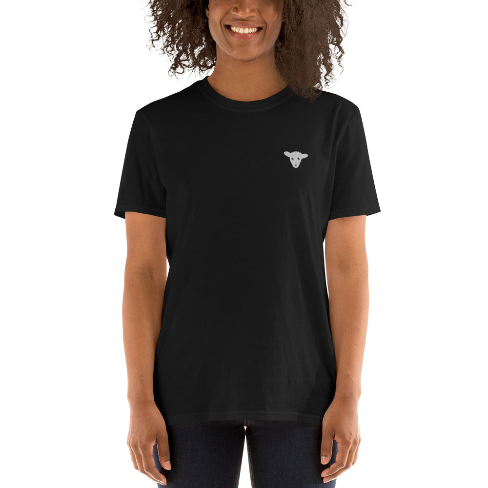 Lamb Head Short-Sleeve Unisex T-Shirt