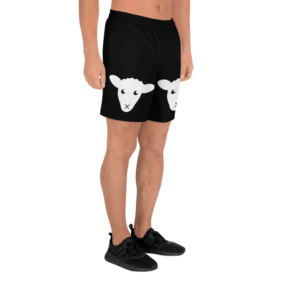 Men's Lamb Head Athletic Shorts