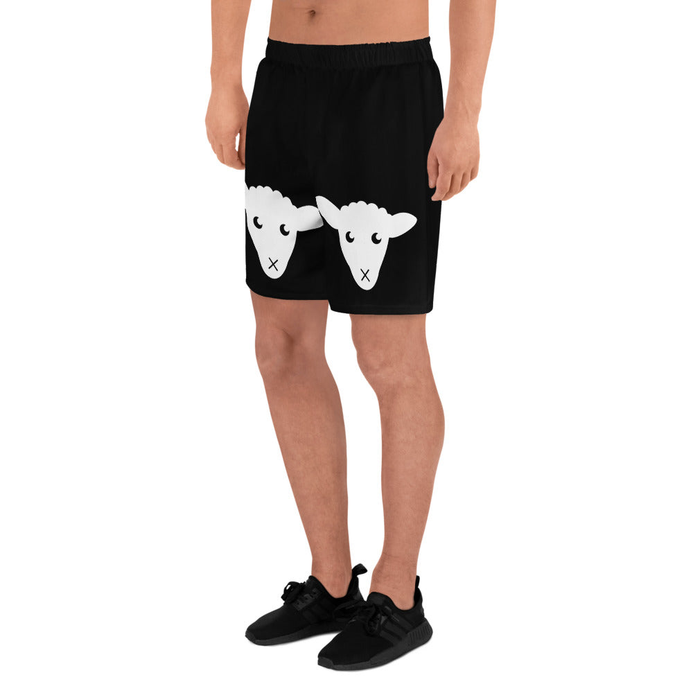 Men's Lamb Head Athletic Shorts